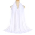 thumbnail image 3 of Sonducket Hijab de gasa elegante y modesto en , bufanda, chal, materiales, cómodo, fácil de llevar Sombreros blanco, 3 of 6