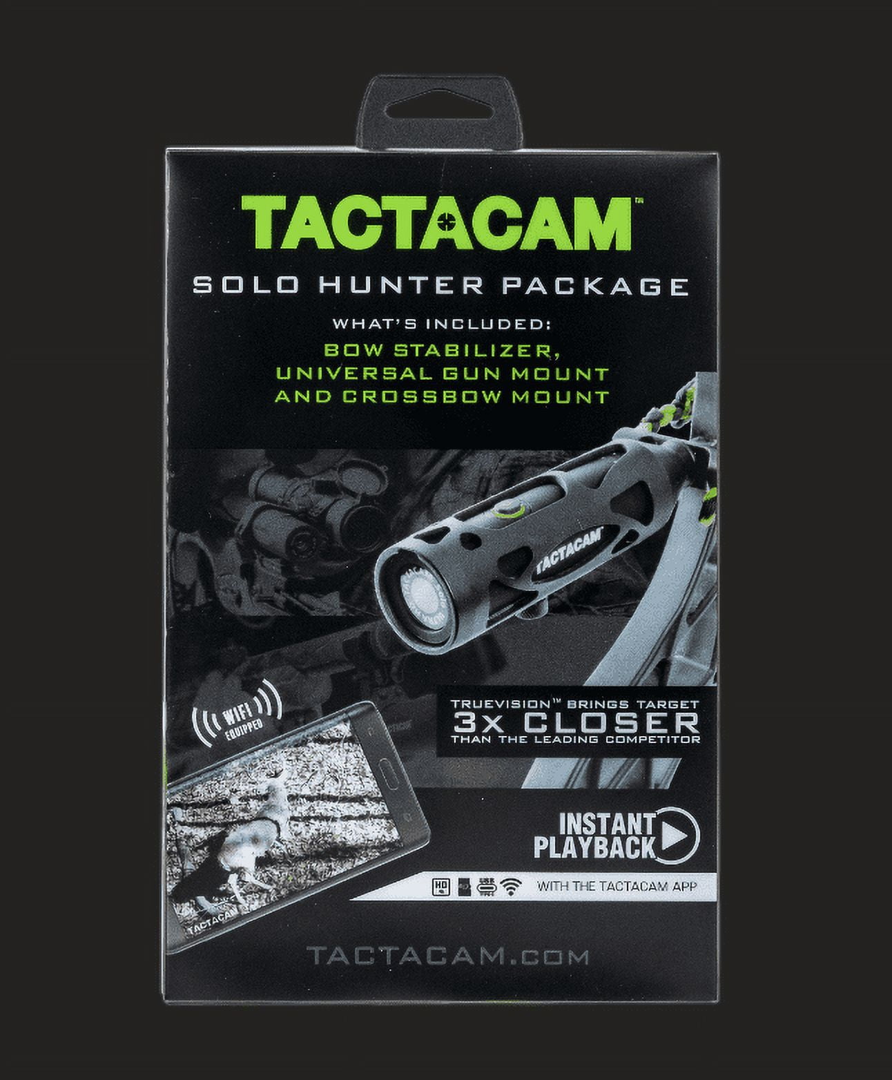 Tactacam Solo Xtreme Action Camera, 1080 60 FPS for Hunting, Fishing (New- Mounts Not Included)
