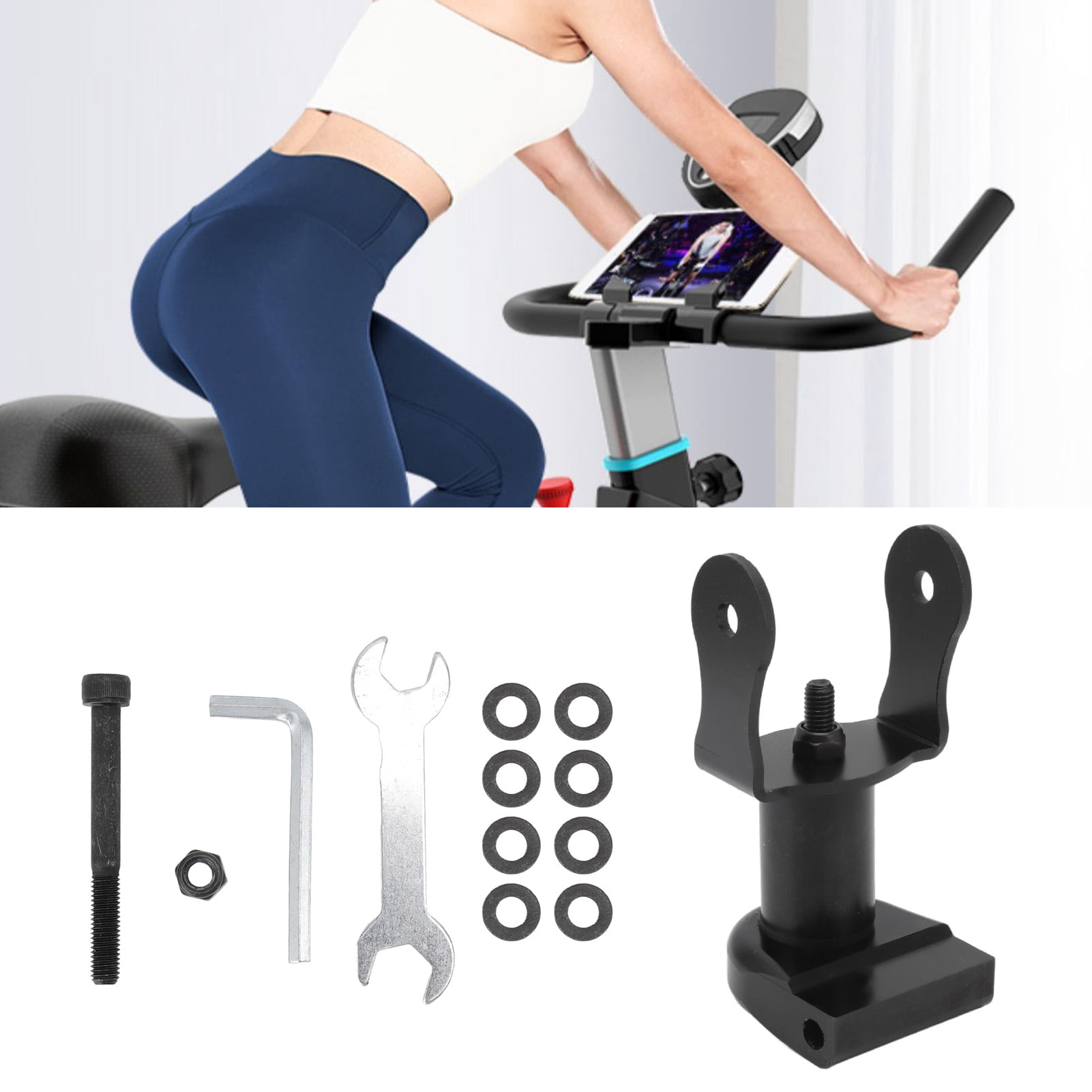 Stationary Bike Swivel Pivot Aluminum Rotatable Monitor Adjuster for Peloton Bike Screen Walmart