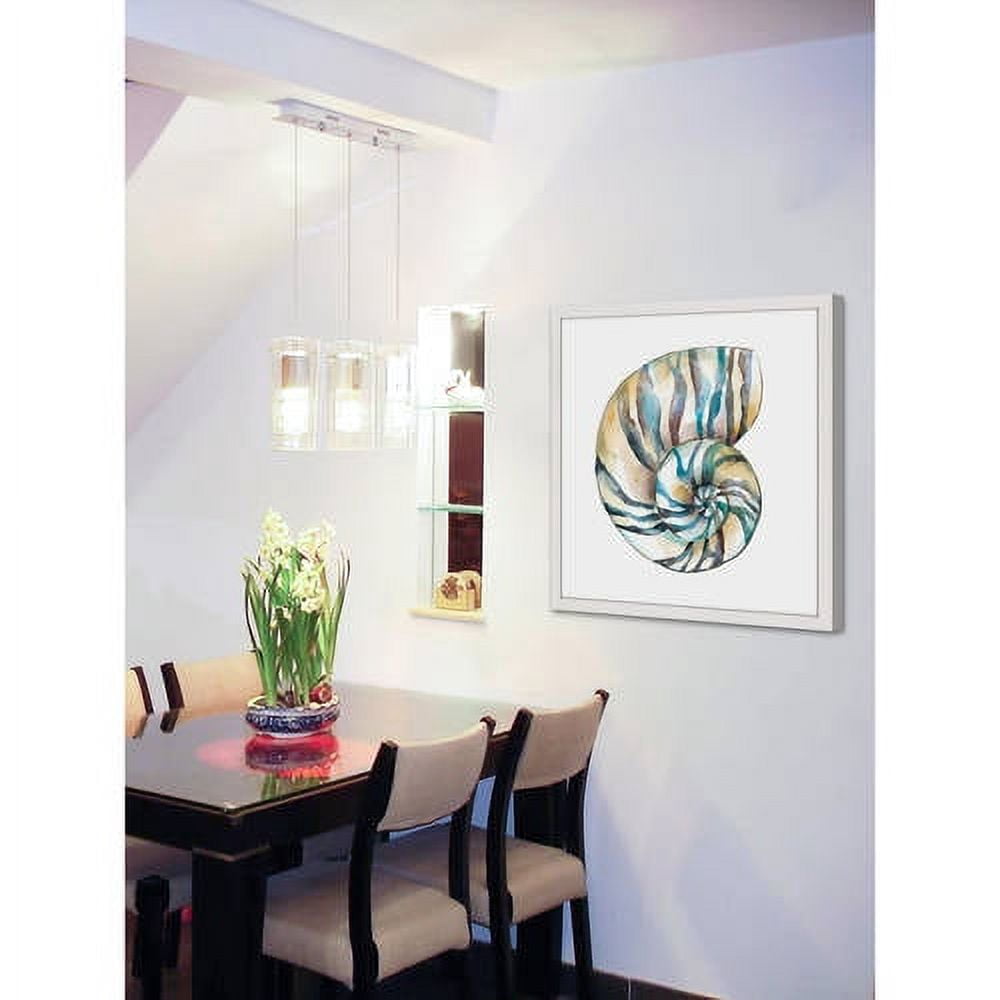"Aquarelle Shells II" Framed Painting Print
