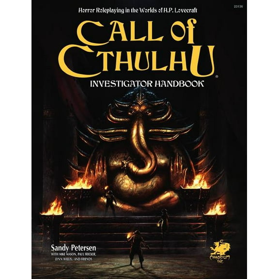 Call of Cthulhu Roleplaying Investigator's Handbook, (Hardcover)