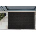 thumbnail image 4 of Envelor Coco Coir Loop Doormat Welcome Mat Coir Doormat Natural Coco Mat Front Door Mat Outside Entrance Indoor Entry Mat Heavy Duty Non-Slip Backing Front Door Rug Outdoor, 24 x 36 Inches, Black, 4 of 7