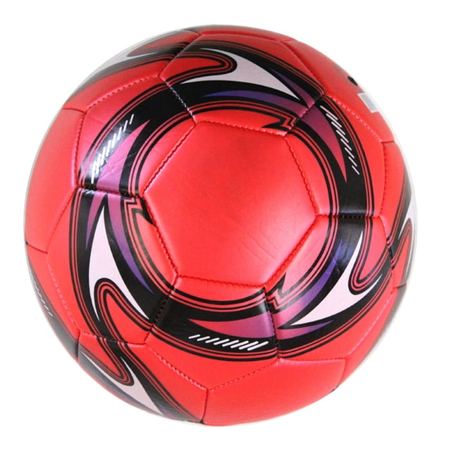 Ballon de Soccer Professionnel Taille 5 Ballon de Soccer Officiel d'Entraînement Ballon de Soccer Compétition Soccer Extérieur Rouge