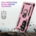 thumbnail image 3 of Designed for Samsung Galaxy Z Fold 7 5G Case, Military Grade Protective Phone Case Cover with Enhanced Metal Ring Kickstand [Support Magnet Car Mount] Compatible with Z Fold 7 5G, Pink, 3 of 8