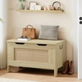 thumbnail image 2 of Storage Chest 30Inch Toy Chest for Boys and Girls, Kids Wood Large Toy Box with Safety Hinge, Storage Bench, Lightweight, Foldable, Space-Saving, Multi-Functional Stool, 2 of 7