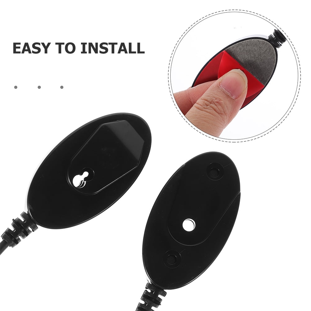 Adhesive Remote Tether Yardwe Remote Control Leash With Wall Hooks - 2 Pack  Adjustable TV Remote Tether With Magnetic Holder Anti-loss Remote Control  Leash