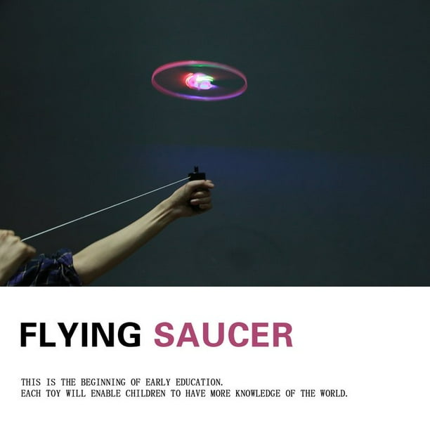 NEW SALE 1 Piece Funny Spinning Flyer Luminous Flying Disk Led