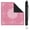 Pink Mandala Floral (2), variant on Pink Mahjong Floral Retro (2) Mahjong Mat and Coasters Set – 32x32 Inch Anti-Slip Table Cloth with Ancient Coin Pattern, Noise Reduction Surface for Poker, Bridge & Board Games, Includes Storage Bag