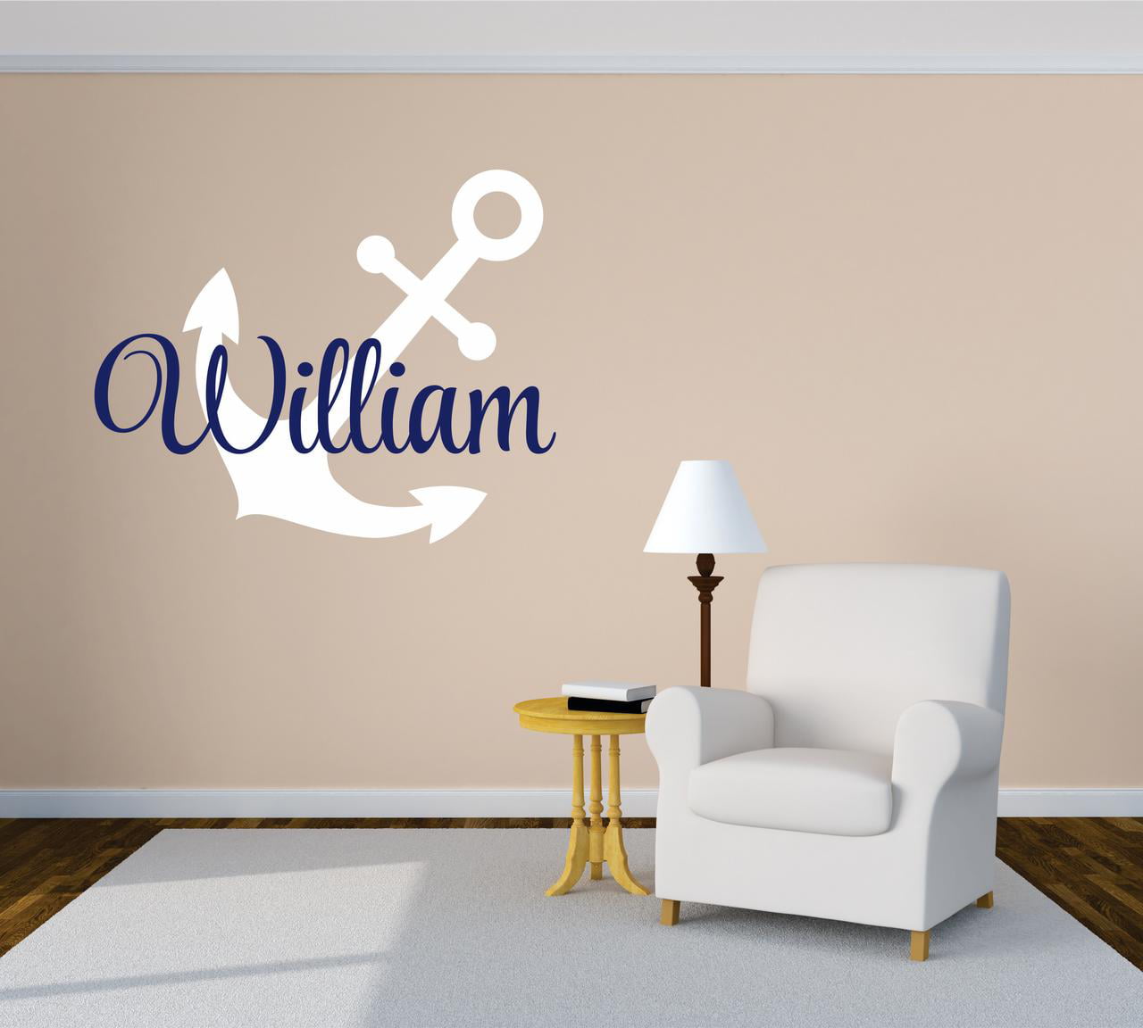 Personalized Name Vinyl Decal Sticker Custom Initial Wall Art ...