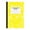 Yellow, variant on 1 Pack Composition Notebook, Wide Ruled Composition Book, Marble Composition Notebooks for Note Taking, 30 Sheets (60 Pages), Office Supplies, Classroom Must Haves, 8.3" x 5.5", Green