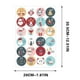 thumbnail image 3 of XWSHYW Decoraciones Navideñas Pegatinas Navideñas Autoadhesivas Circulares, 3 of 4
