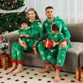 thumbnail image 2 of 2023 New Winter Christmas Pajamas Warm Thicken Zipper Jumpsuits Rompers Flannel Fleece Overalls Xmas Family Look Soft Sleepwear, 2 of 4