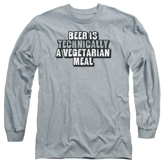 - Beer Vegetarian - Long Sleeve Shirt - X-Large