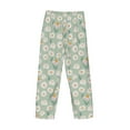 thumbnail image 5 of Goofa Daisies Flowers Printed Soft Pajama Pants for Men, Wide Leg Comfy Casual Lounge Yoga Pants-Large, 5 of 9