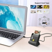 ZOWEETEK CAC Card Reader Military,Smart Card Reader USB-A Common Access,Compatible with Windows,Mac and Linux