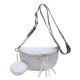 thumbnail image 3 of Bolsa bandolera informal con rombo acolchado para mujer con monedero pequeño (blanco) Hugtrwg Para Estrenar, 3 of 9