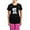 With Pink Pant, variant on CafePress - Coton Cartoon Women's Dark Pajamas - Women's Short Sleeve Print T-Shirt and Pants Dark Cotton Pajama Set