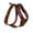 Brown, variant on Red Genuine Leather Dog Harness Large. 30"-35" Chest size, 1.5" Wide Straps Pitbull, Cane Corso