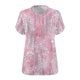 thumbnail image 4 of Karight Plus Size Women Tunic Tops Short Sleeve Tshirts Floral Printed V Neck T Shirt Plus Size Vacation Beach Blouse, 4 of 4