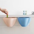 thumbnail image 3 of Yuarrent Kitchen Hanging Trash Can Cabinet Door Organization Cleaning Desktop Wall Basket Tool Garbage Collection Dustbin Mounted Type2 NO2, 3 of 6
