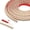Faux Wood, variant on 118" x 0.39" Peel and Stick White Beaded Molding, Unfinished & Paintable, Flexible DIY Decorative Trim for Mirror, Door, Wall, Cabinet Edge