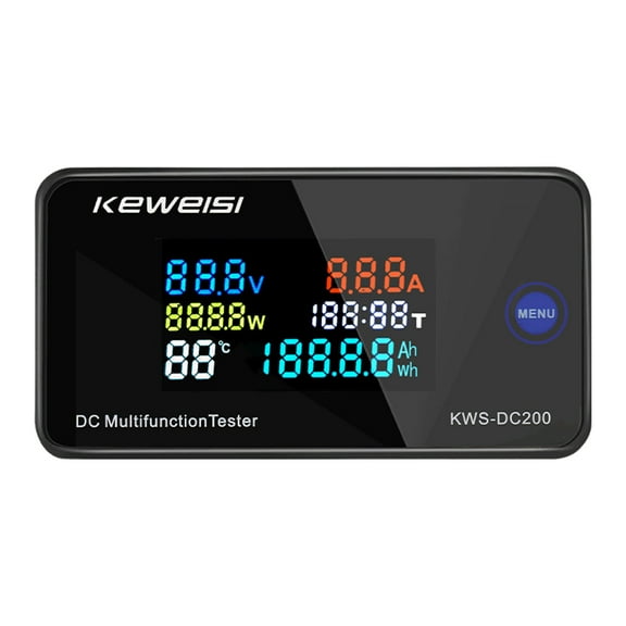 HBBKVI Digital Display Voltage and Meter Colour Screen Power Tester 0-200V 0-100A