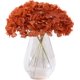 thumbnail image 1 of Cabezas de hortensia artificiales KISLOHUM naranja oxidado x10, 1 of 7