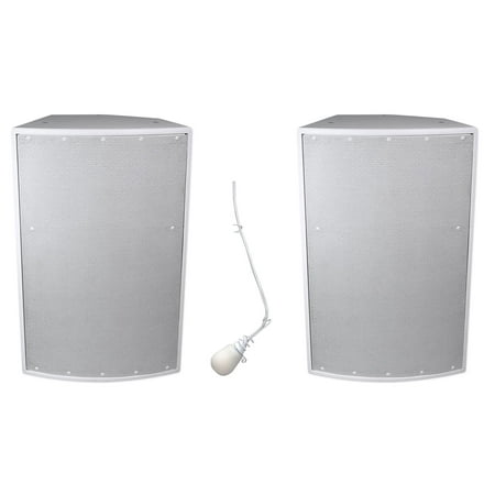 (2) Peavey SP 2 2000w 15" Church Speakers+Choir Mic For Church Sound Systems