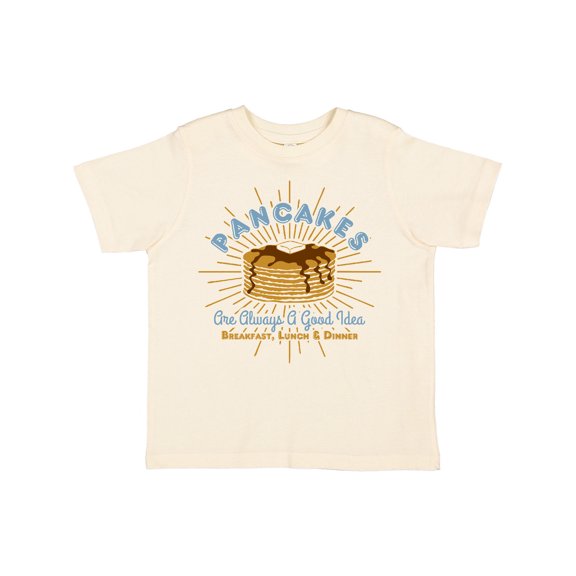 Inktastic Pancakes Good Idea Boys or Girls Toddler T-Shirt