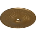 thumbnail image 3 of 51"OD x 3 5/8"ID x 3 3/8"P Galveston Ceiling Medallion (Fits Canopies up to 5 7/8"), Hand-Painted Pale Gold, 3 of 6