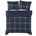 thumbnail image 5 of Truly Soft Bronson Plaid 100% Microfiber Polyester  3 Piece Full/Queen Quilt Set, All Season, Adult Size, OEKO-TEX Certified, 5 of 9