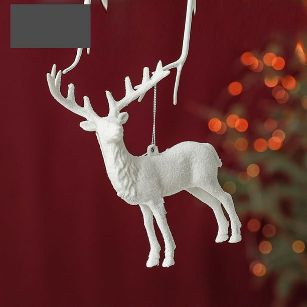Navidad Copo De Nieve Ala De Ángel Elk Diseño Colgante Colgante Para Fiesta De Vacaciones Decoración De Árbol De Navidad sonducket HA040432-01