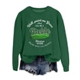 thumbnail image 4 of XIAOCHA Mens Pickle Graphic Print Crew Neck Sweatshirt Long Sleeve Pullover Knit Top Soft Humorous Casual Sweatshirts, 4 of 6