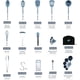 thumbnail image 2 of Set de utensilios de cocina Kaluns 35 piezas nylon y acero inoxidable, 2 of 7