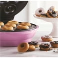 thumbnail image 4 of Brentwood TS-250 Non-Stick Mini Donut Maker Machine, Pink 8.75 x 4.5 x 9.75 inches, 4 of 10