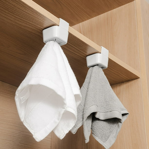 RWVBM Hooks Hangers Holders Sale Deals Rag Clip Hookless Elastic Towel Gloves Fixed Storage Clip Towel Stopper Dish Cloth Hook Rag Rack Organizers and Storage for Your Happy Home White Walmart