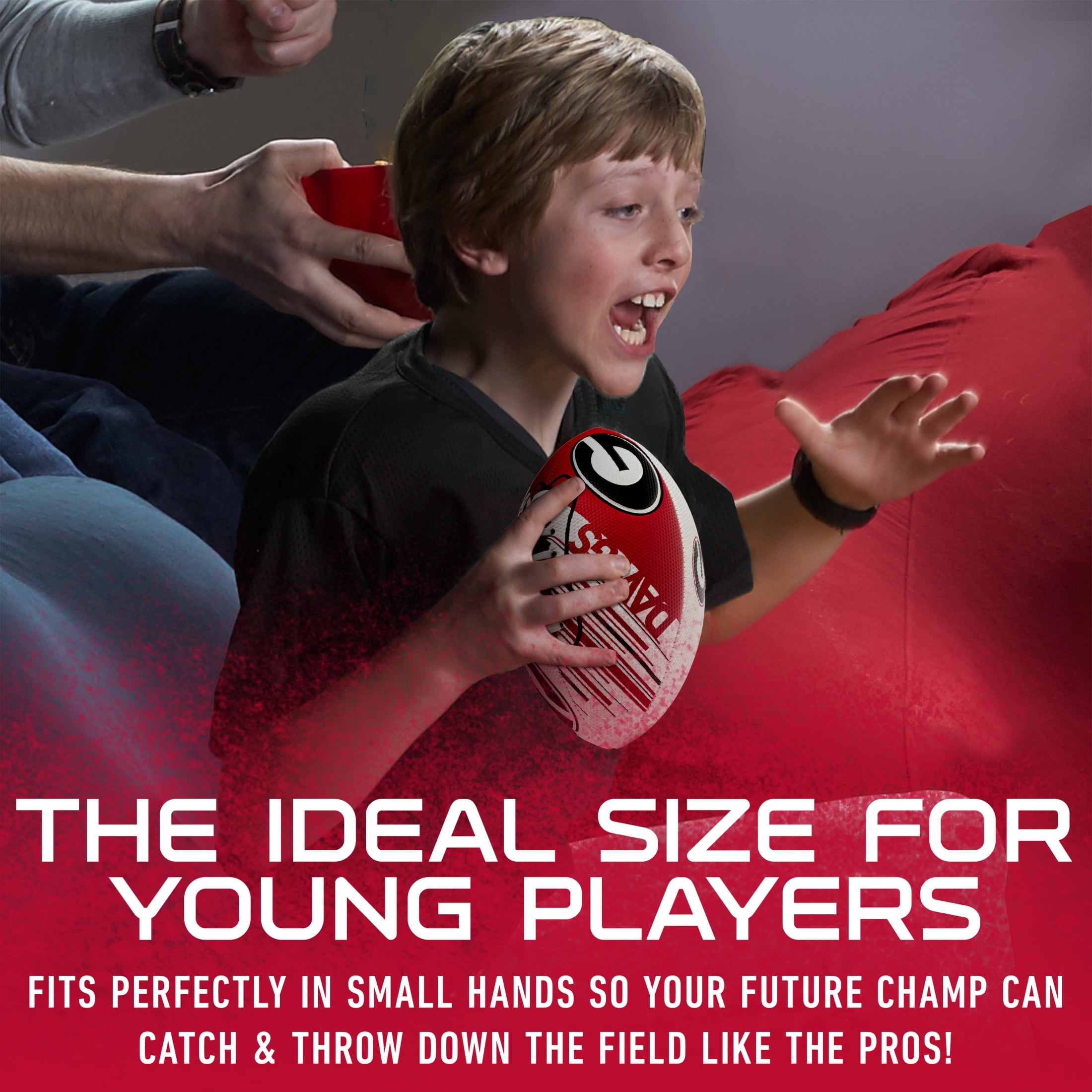 Franklin Sports NCAA Foam Mini Football - 8.5" - Georgia Bulldogs