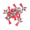 thumbnail image 6 of EHJRE 12pcs Handmade Charms Pendants Acrylic Drop Beads for Jewelry Making Red, 6 of 9