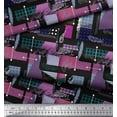 thumbnail image 3 of Soimoi Poly Georgette Fabric Patchwork Color Block Print Fabric by the Yard 42 Inch Wide, 3 of 3
