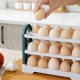 thumbnail image 2 of Nuevo Caja de almacenamiento de huevos para refrigerador, soporte giratorio para huevos, organizador de huevos, 2 of 5