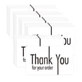 thumbnail image 2 of Abbracc 50Pcs Thank You for Your Order Cards for Small Business Sturdy Simple Customers Appreciate Package Inserts for Handmade Goods, 2 of 9