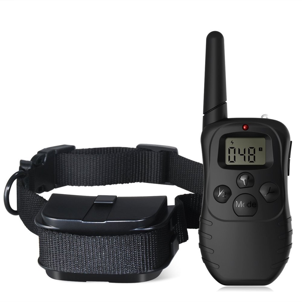 TekDeals Electric Dog Training Collar LCD 100LV Shock Vibrate Collar
