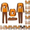 thumbnail image 4 of Family Matching Halloween Pajamas Set, Halloween Pumpkin Print PJs Sets 2 Pieces Loungewear Sleepwear for Adult Kids Holiday PJS Set, 4 of 5