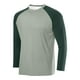 thumbnail image 1 of pstuiky Camisas casuales de manga larga para hombre, Camisa deportiva transpirable de manga larga raglán con cuello redondo para hombre, de color sólido camisetas de hombre l, 1 of 2