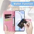thumbnail image 5 of case for Motorola Moto G Play 2021 Wallet Case,Kawaii 3D Butterfly Embossing Slim Flip PU Leather with Magnetic Closure Credit Card Slots Holder Phone Cover for Moto G Play 2021 Rhinestone Pink, 5 of 14