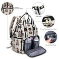 thumbnail image 2 of Bolso pañales Pipi Bear Elegante Bolso Bebé Jacquard Maternidad con Cambiador Crema, 2 of 3