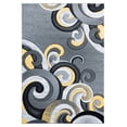 thumbnail image 3 of United Weavers Drachma Dahlia Modern Paisley Area Rug, Yellow, 5'3" x 7'6", 3 of 5