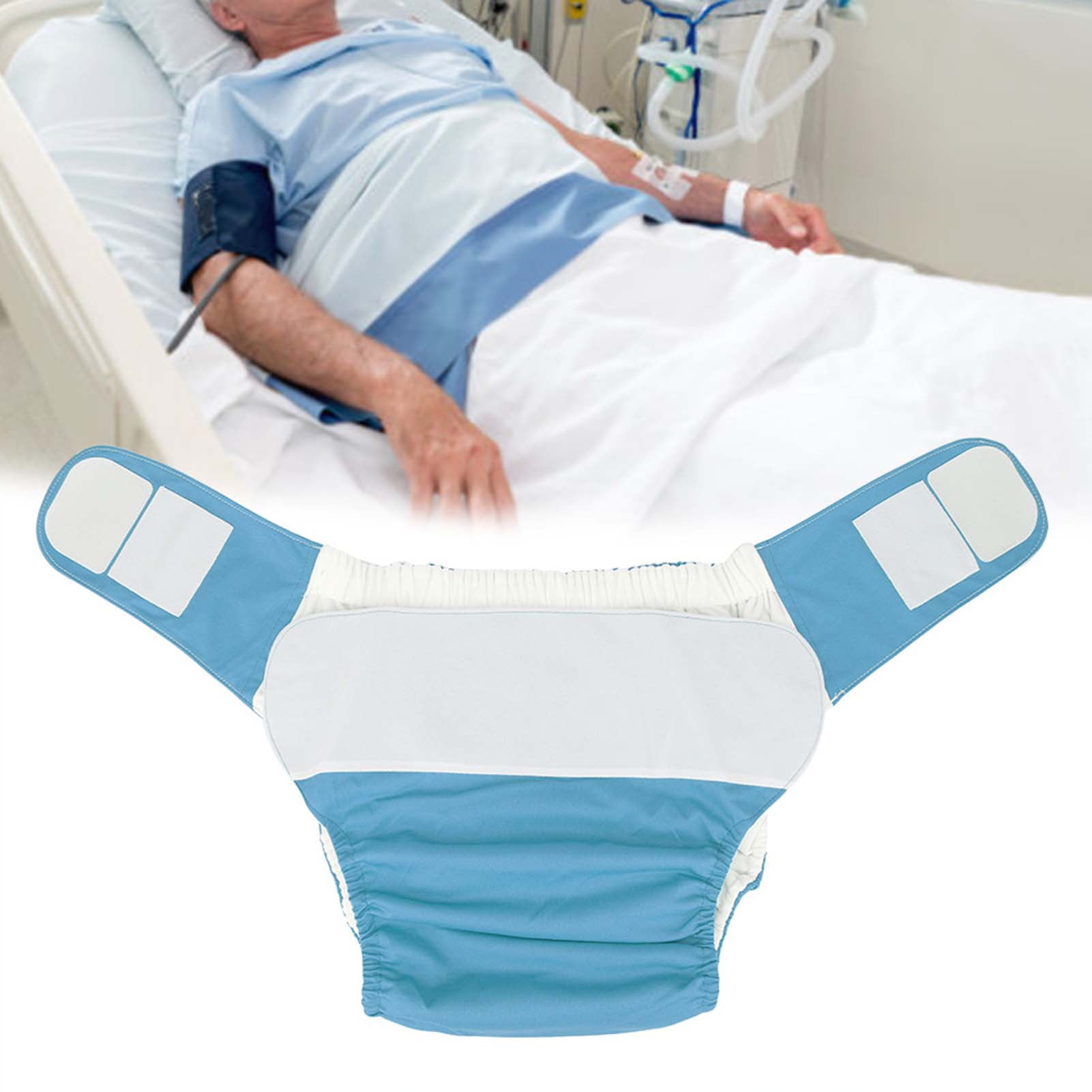 Adult Diapers, Waterproof Washable Hook And Elderly Diapers, Convenient Reusable Breathable For