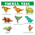 thumbnail image 5 of 25 Globos Metálicos De Dinosaurios Decorativos Para Fiestas Dinosaurios, 5 of 5
