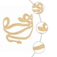 thumbnail image 3 of FELTECHELECTR 1 brazalete con abertura estilo punk para mujer con forma de serpiente exagerada, 3 of 4